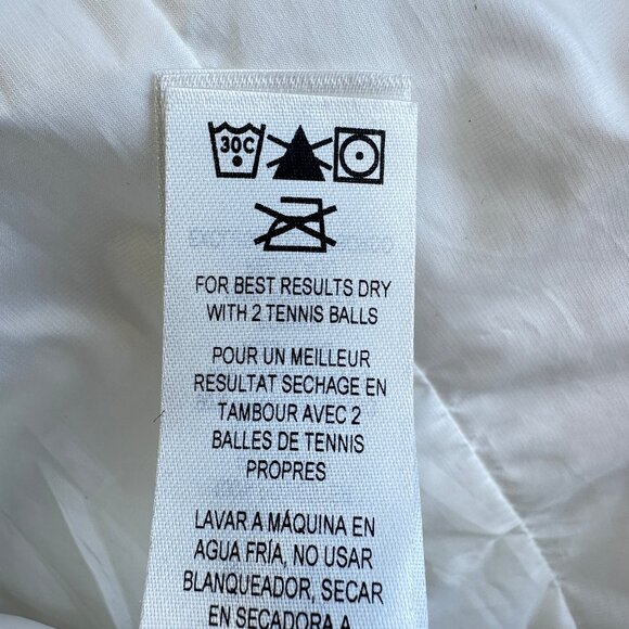 Patagonia Down Sweater Jacket Birch Winter White / Women LG / LIKE NEW! - Picture 13 of 14